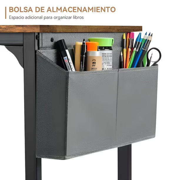 Escritorio Ciriaca 100cm Con Bolsillo Gancho Lateral