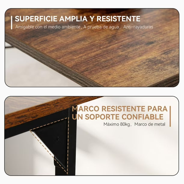 Escritorio Ciriaca 100cm Con Bolsillo Gancho Lateral